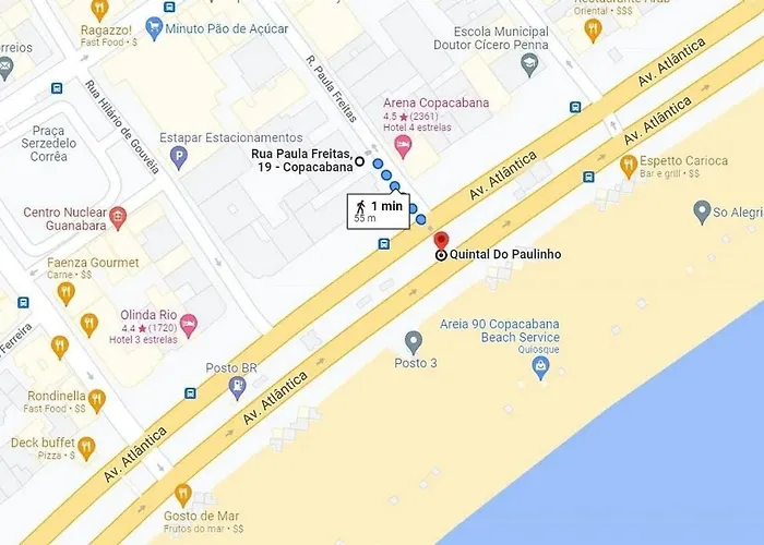 Pf21 - Apto A 1 Minuto Da Praia De Copacabana Rio de Janeiro